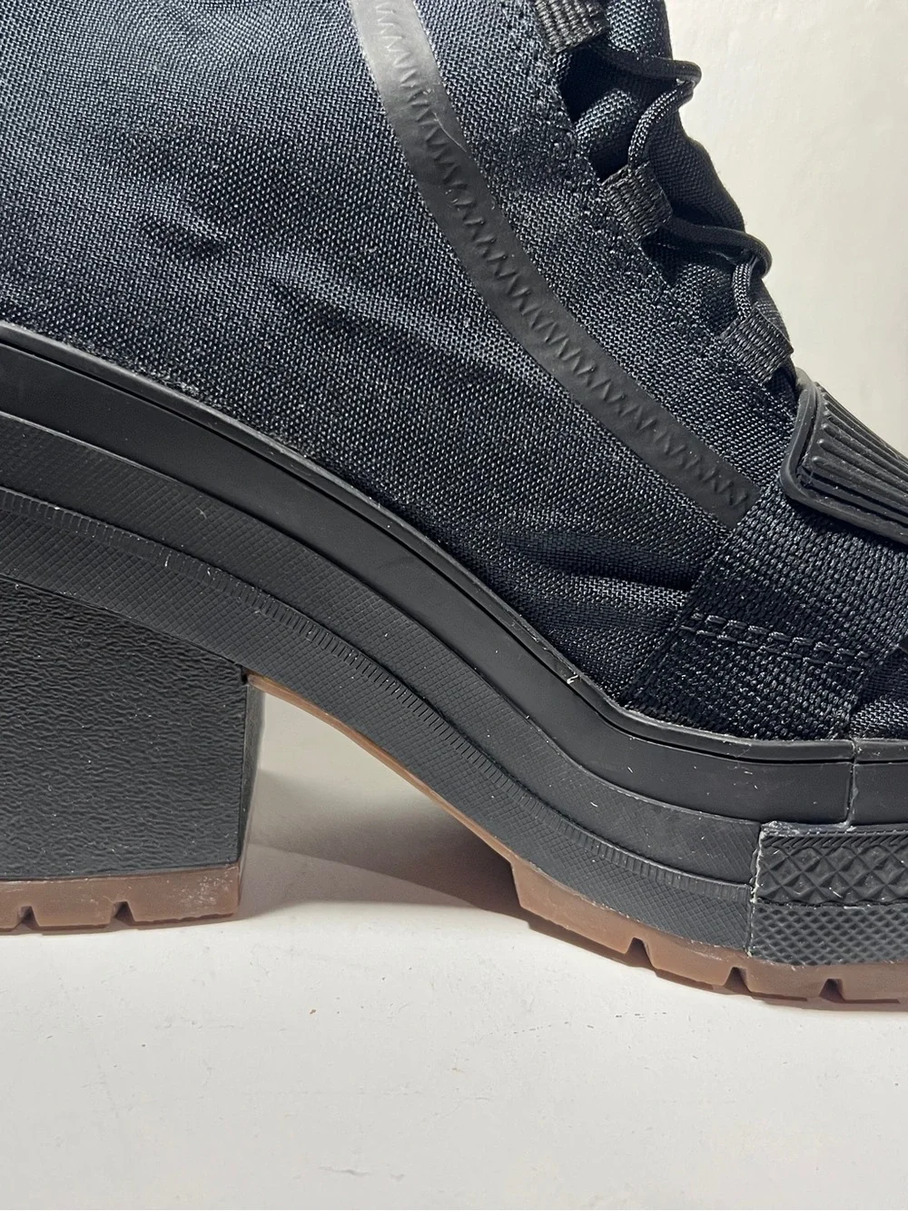 Discontinued Converse Chuck Taylor All Star GR82 Triple Black Platform Boots